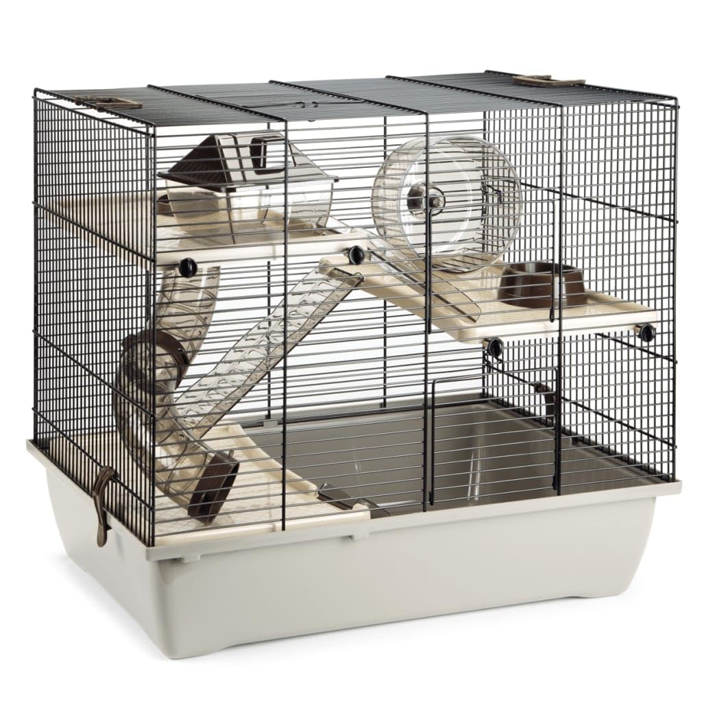 Nagerheim Hamsterkäfig Mäusekäfig Komplettausstattung 53x33x45cm