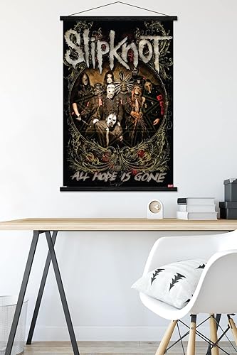 Miniatura 5 de Trends International Slipknot - Póster de pared Hope Is Gone, 22.37 x 34.00 pulgadas, paquete de impresión y colgador negro