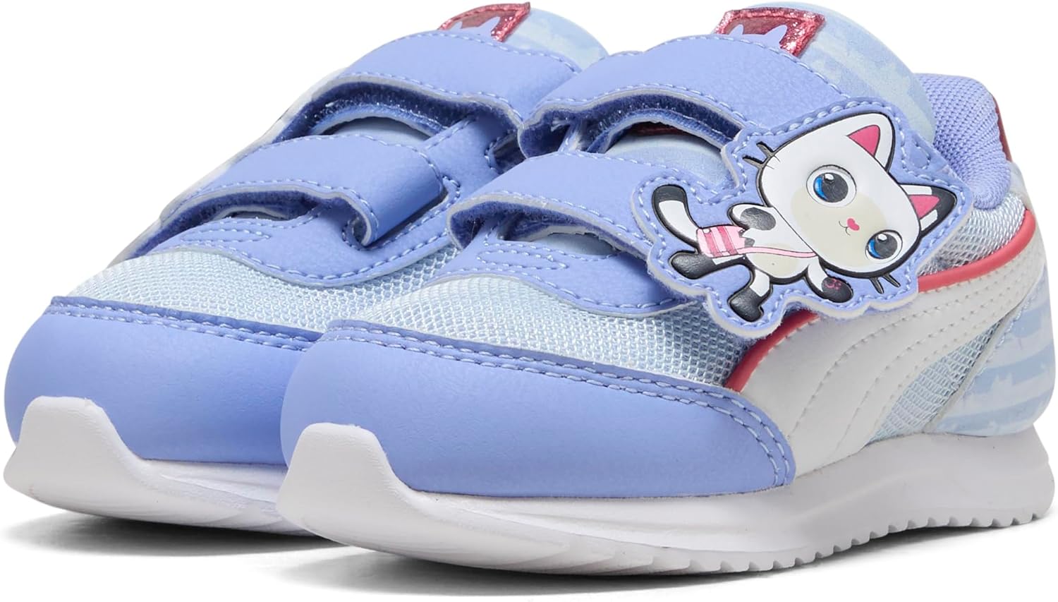 Puma Baby-Girls Gabby's Dollhouse R78 Lightwind Hook and Loop Shoes