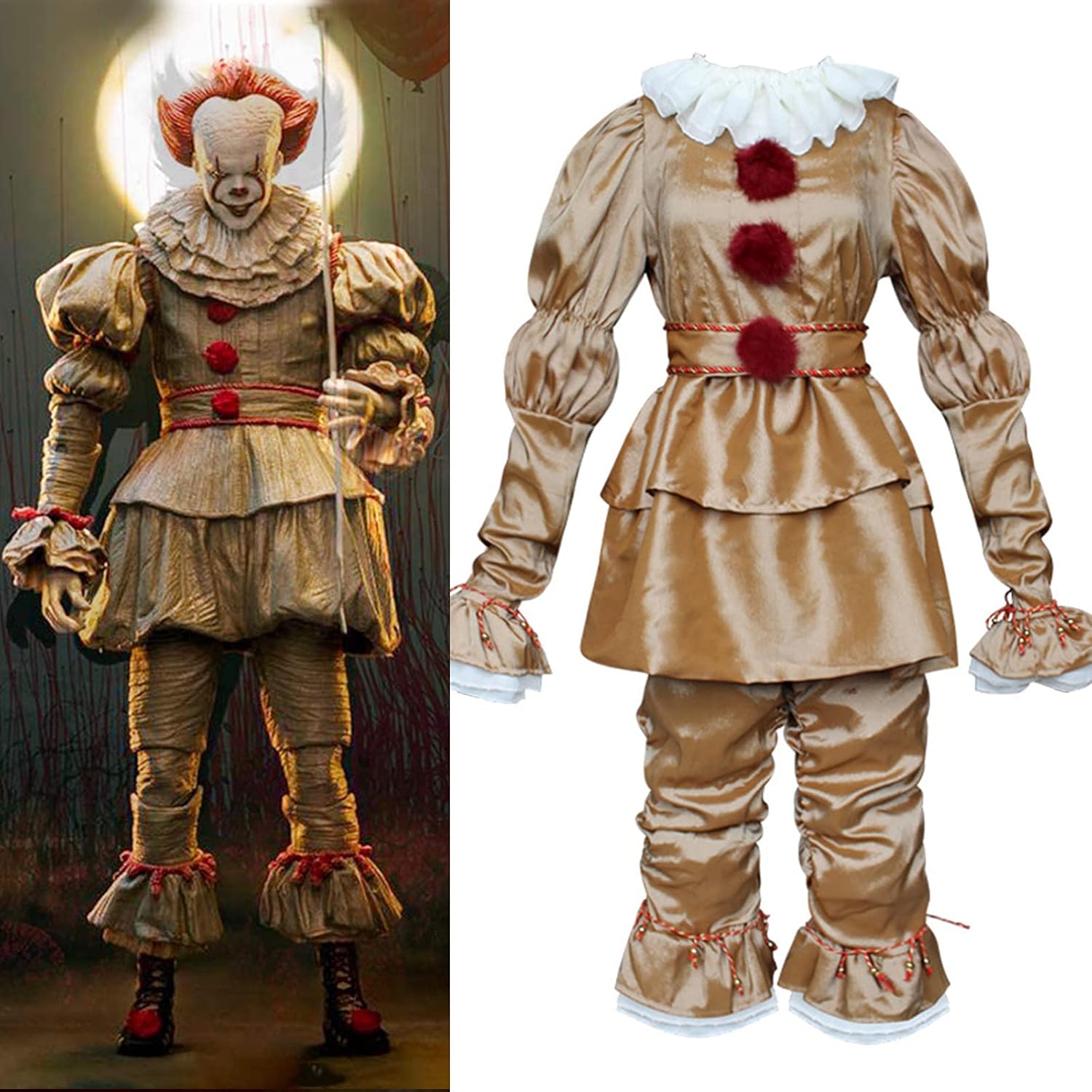 nezababy Creepy Clown Costume for Kids Halloween Poland Ubuy