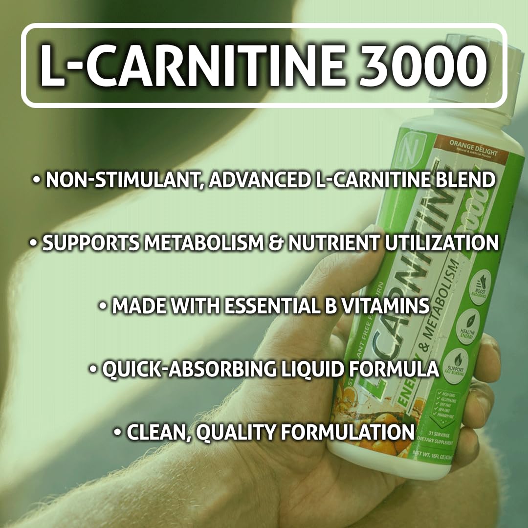 l-carnitine made from NutraKey 3000mg, No Sugar, Gluten Free, Turn Into Fuel, (Orange Delight) 31 Servings : Health & Household Size:4 Biomedica Foscama Glutathione, Biomedica footwear