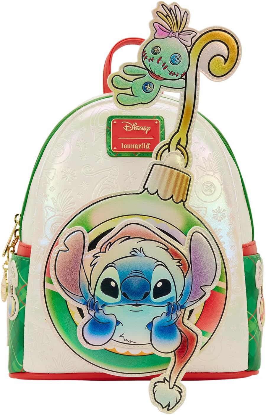 Loungefly Disney Lilo and Stitch Holiday Mini Backpack - Image 2