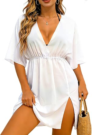 Womens Bikini Swimsuit Cover Up Beach Dress Coverup for Summer