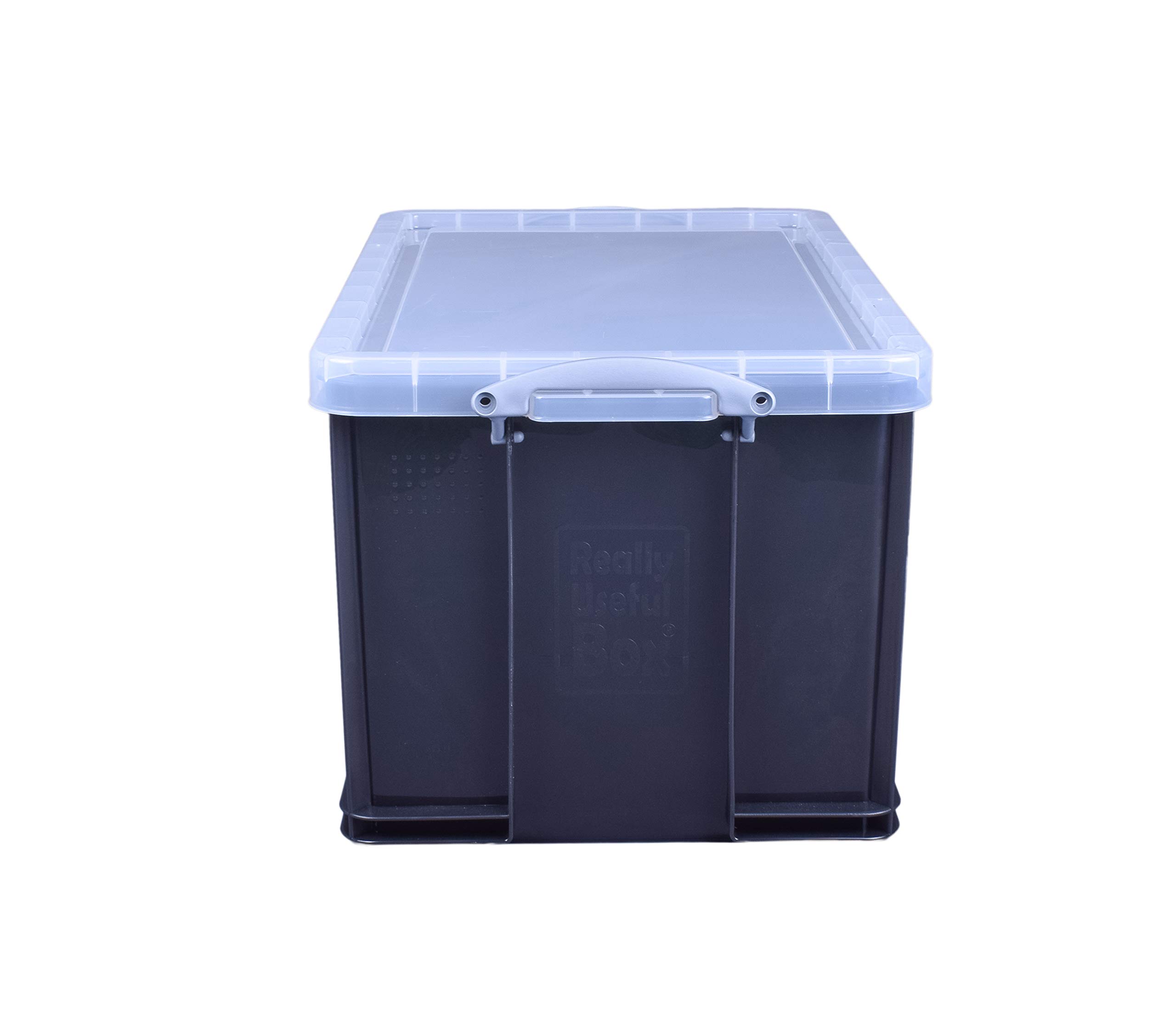 Really Useful Box - Caja de almacenaje (84 L), color transparente