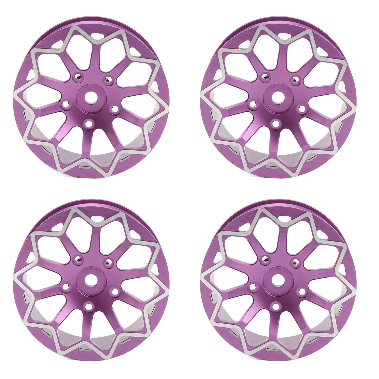 Amazon.co.jp: 52mm アルミニウム合金 RC ホイール リム セット 1/10