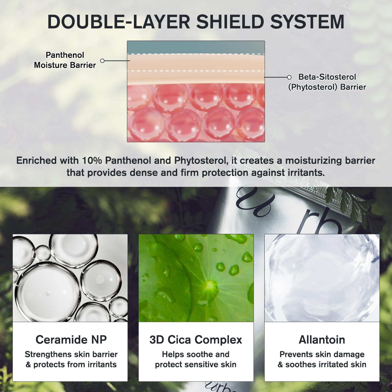 URBANAND Pure Perfection Cream, Vegan Korean Facial Moisturizer, Barrier Moisturizer Cream with 10% Panthenol, for Dry and Irritated Skin (50ml / 1.69 fl. oz.), Korean Skin Care - Image 4