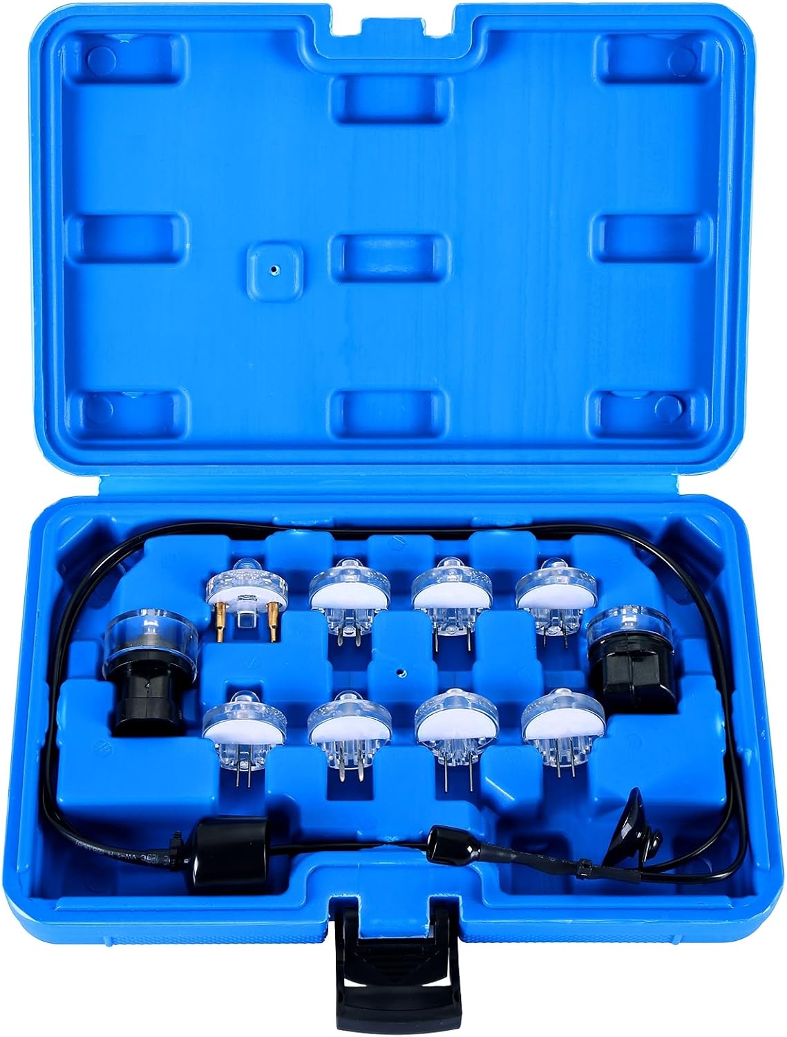 11 Pieces Noid Light Test Kit | Fuel Injector Noid Light Tester Kit with 8 Noids & IAC Tester for Most Cars, Noid Lites Pulse Tester