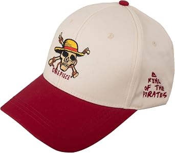 Cinereplicas One Piece - Luffy Baseball Cap - Official License Multicolor, Multicolor, 7.5