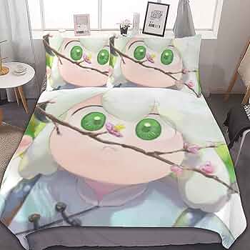 ちろちゃん　ベッドカバー Amazon｜クロちゃんアニメ (9)ファッション ベッドの上の3アニメ