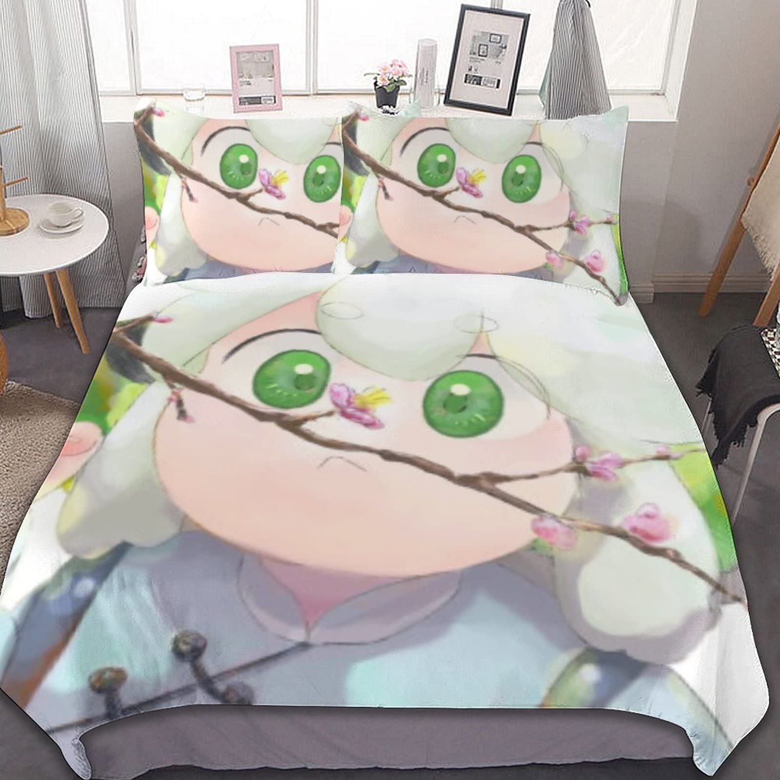 Amazon｜クロちゃんアニメ (9)ファッション ベッドの上の3アニメベッド