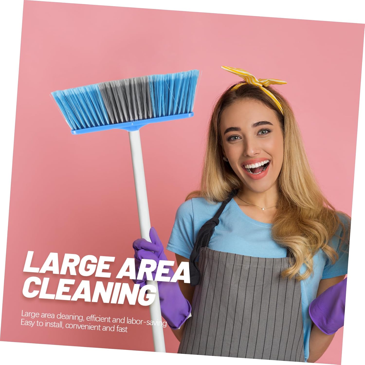 Sweeper Head Refill Plastic Broom Replacement Part for Home Cleaning