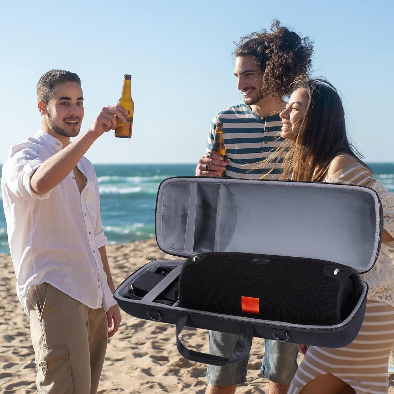 co2CREA Hard Travel Case Replacement for Xtreme 2 Portable Wireless Bluetooth Speaker fits Power Adapter - Image 9