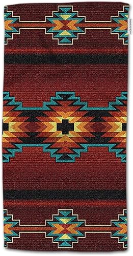 HGOD DESIGNS Southwest Chevron - Toallas de mano suaves americanas para baño, cocina, yoga, gimnasio, toallas decorativas de 15 x 30 pulgadas