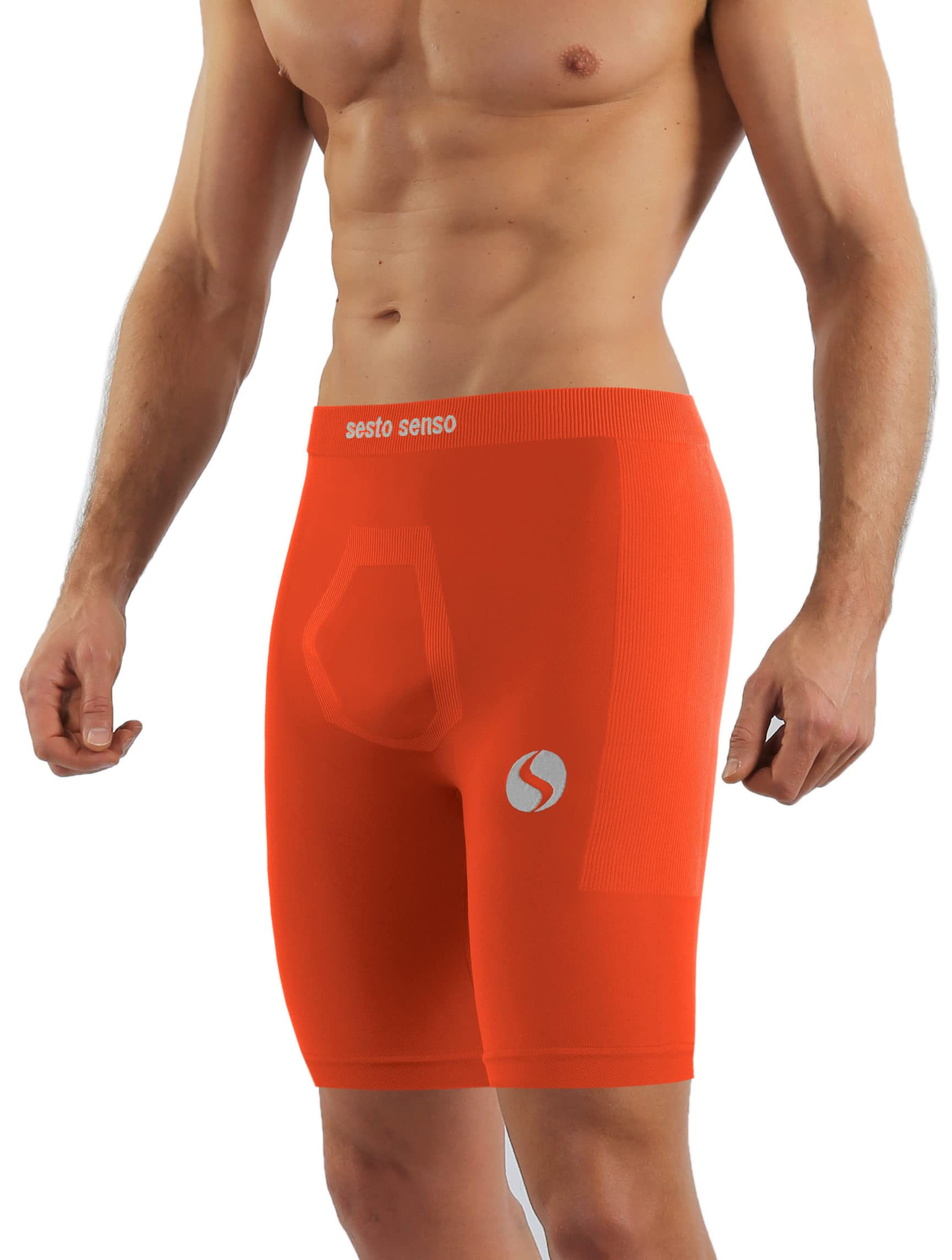 sesto senso sous-vêtement de Cyclisme pour Homme Courts Boxers de Sport Compression Thermoactifs