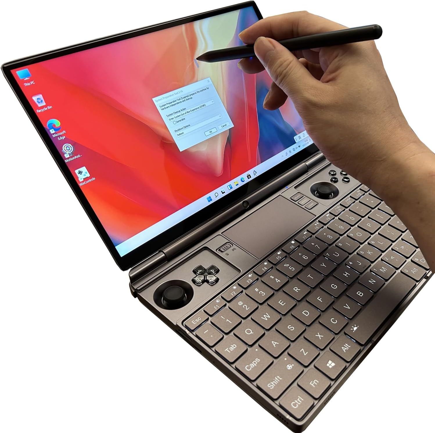 LANRUO Official GPD Pocket 3 & Win Max 2 Stylus - Electrostatic Touch Pen for Laptop, High Sensitivity, 4096 Level Pressure, Black
