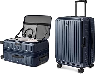 NINETYGO Top Opening Carry On Luggage 22x14x9, Expandable Suitcase, ALPS