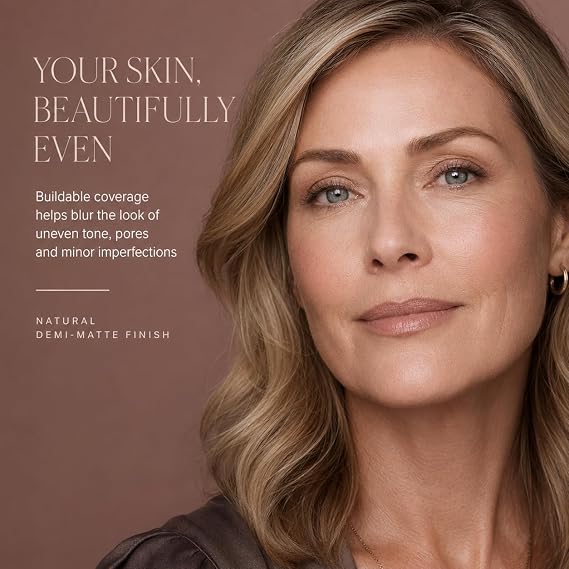 Colour Changing Foundation,CC Tinted Serum with Buildable Natural Coverage
