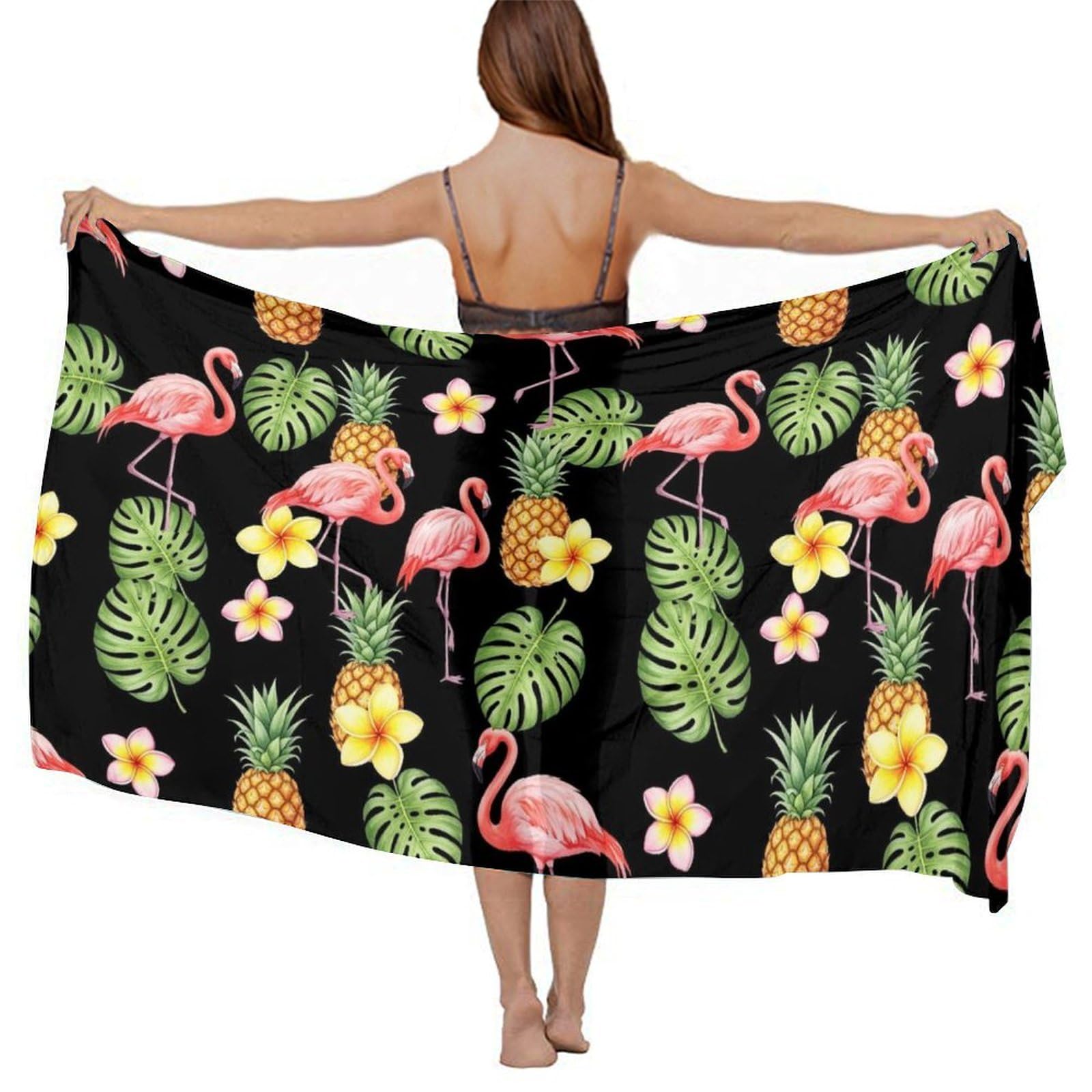 Stylish Chiffon Shawl Wedding New Year Party Swim Scarves Stole, Summer Shawl