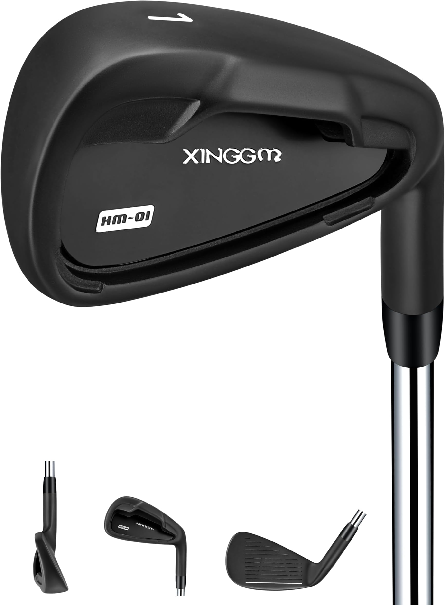 XM-01 Individual Golf Irons or Golf Irons Set - Premium Men Golf Club Iron with Steel Shaft for Right Hand Golfers Stiff Flex