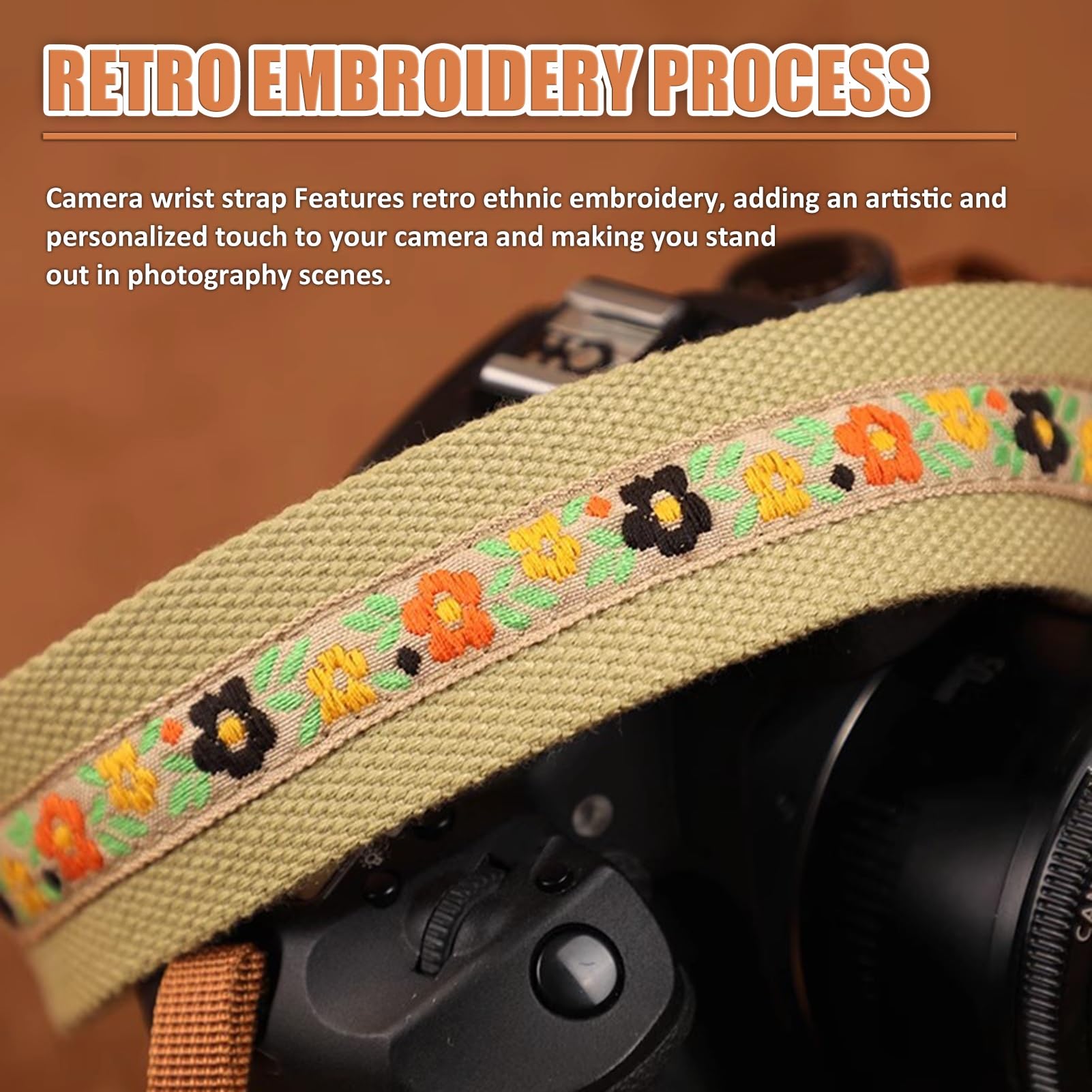 con corda in nylon, tracolla leggera for tutte le fotocamere(Style2)