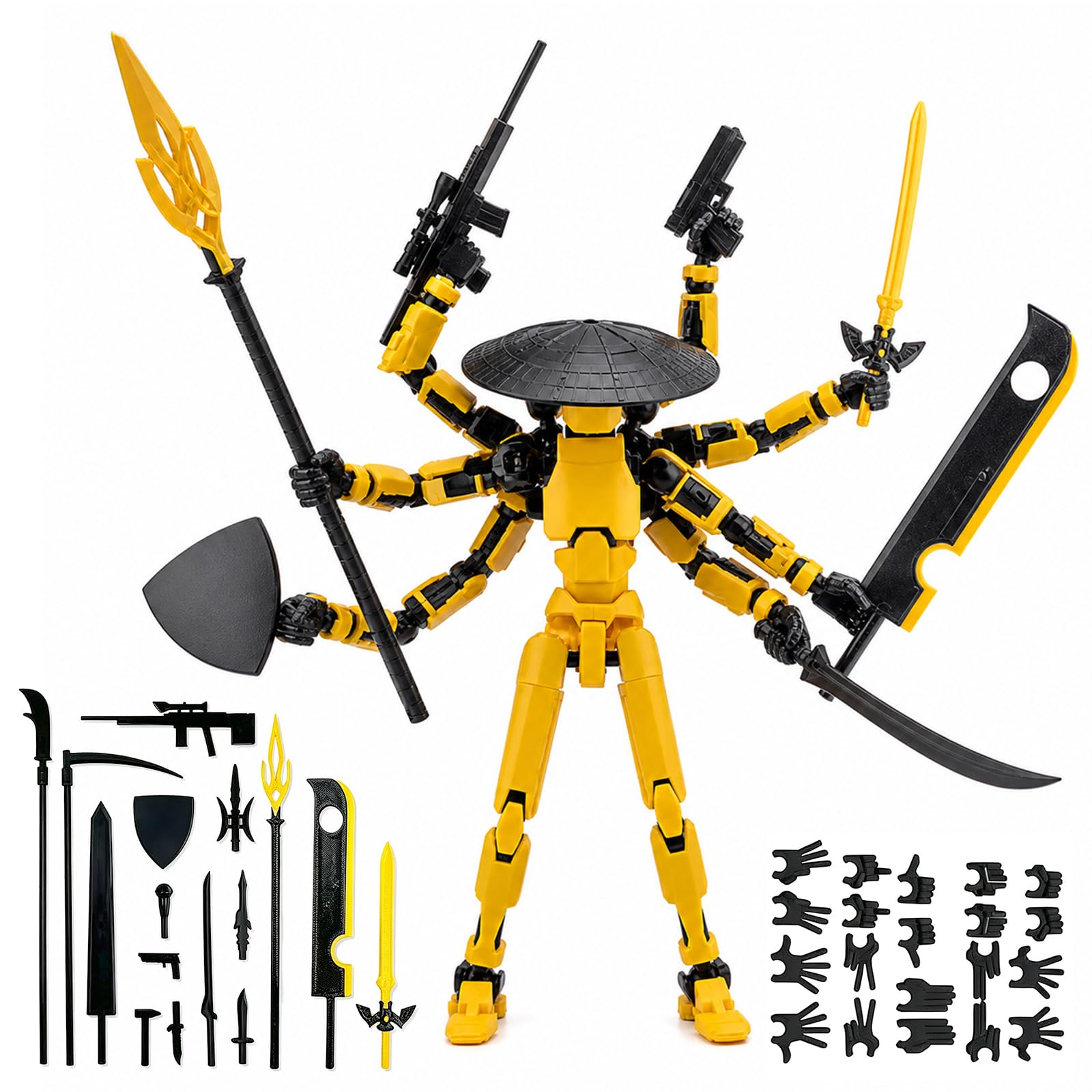 Hero Action Figure, T13 Action Figure with Multi-Jointed Movable​