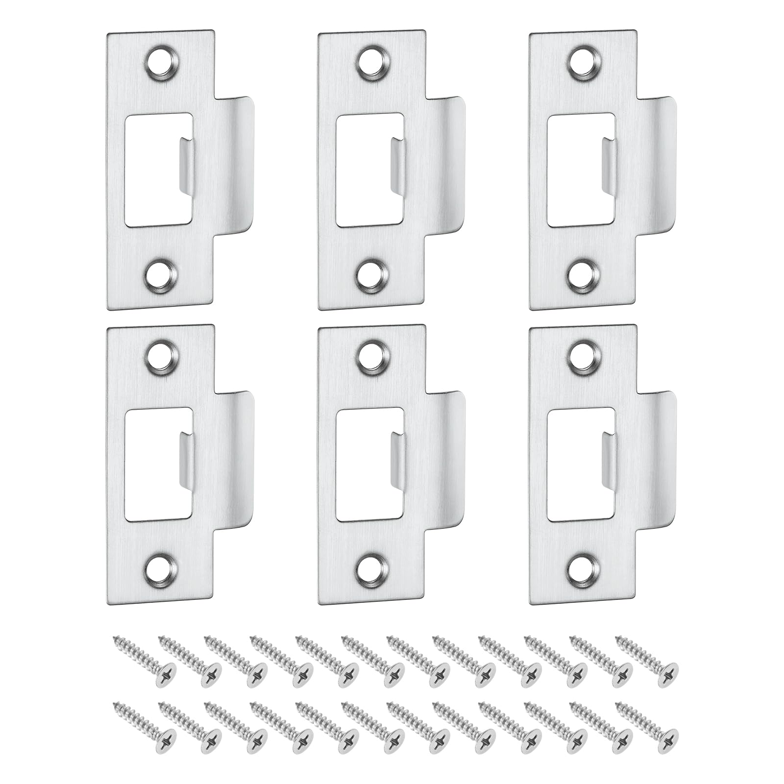 Gâche en acier inoxydable 201 plaque de fermeture cadre de porte 70x40mm