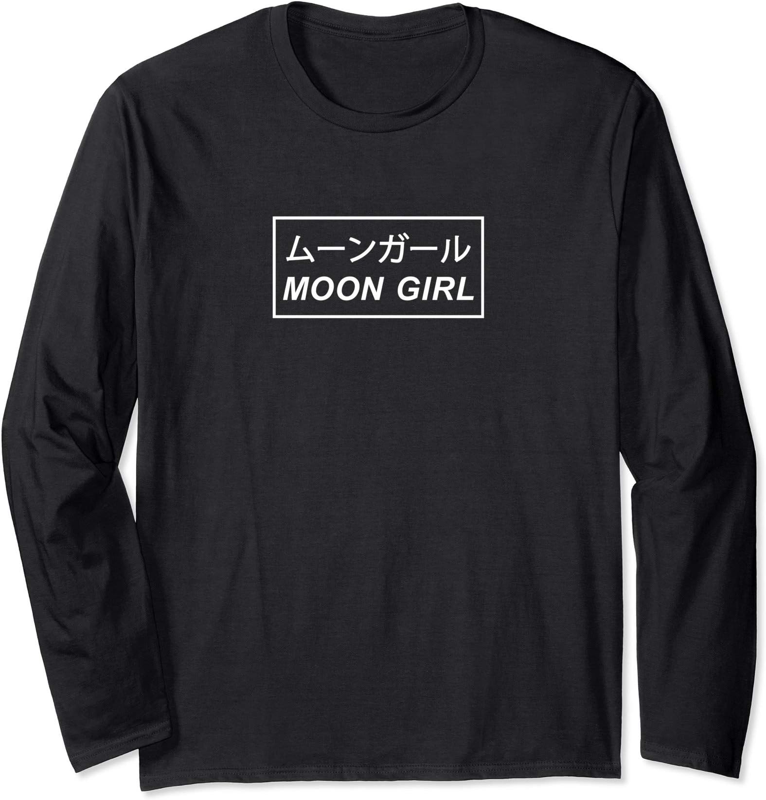 Japanese Aesthetic ClothingMoon Girl Japanese Aesthetic Kawaii Harajuku Girls Women Long Sleeve T-Shirt
