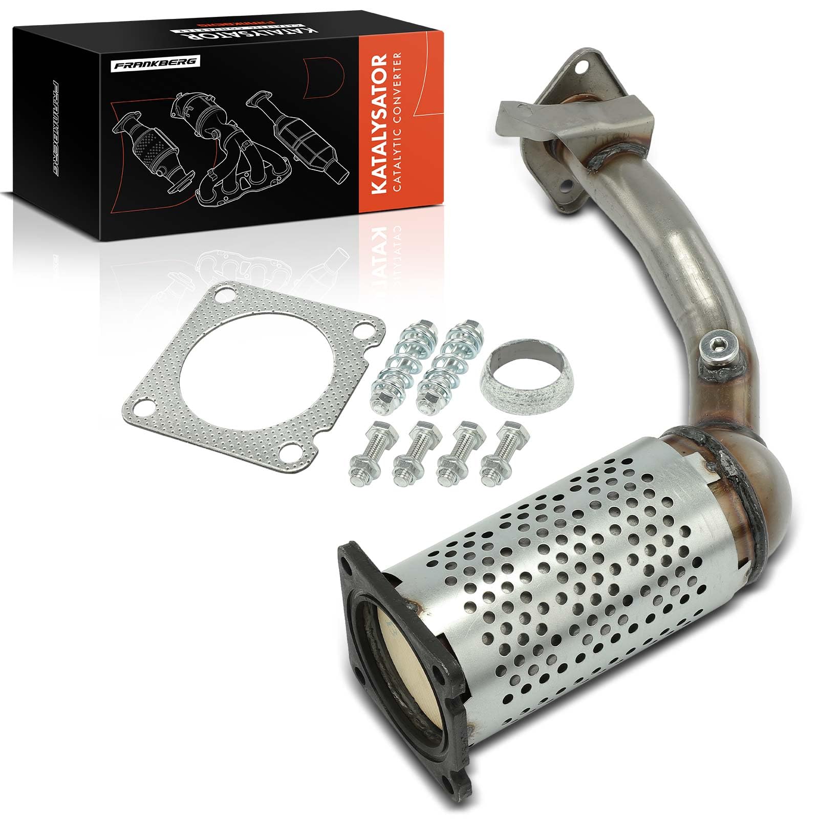 Frankberg Convertisseur catalytique essence 1731KS | Compatible avec: 206 SW 2E/K, berline 206, 206+ 2L 2M, 206 Hatchback 2A/C