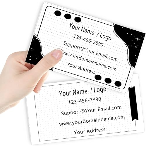 Miniatura 23 de Tarjetas de visita personalizadas con logotipo, tarjeta de visita personalizada de impresión de doble cara, papel recubierto de 300 GSM, tarjeta de