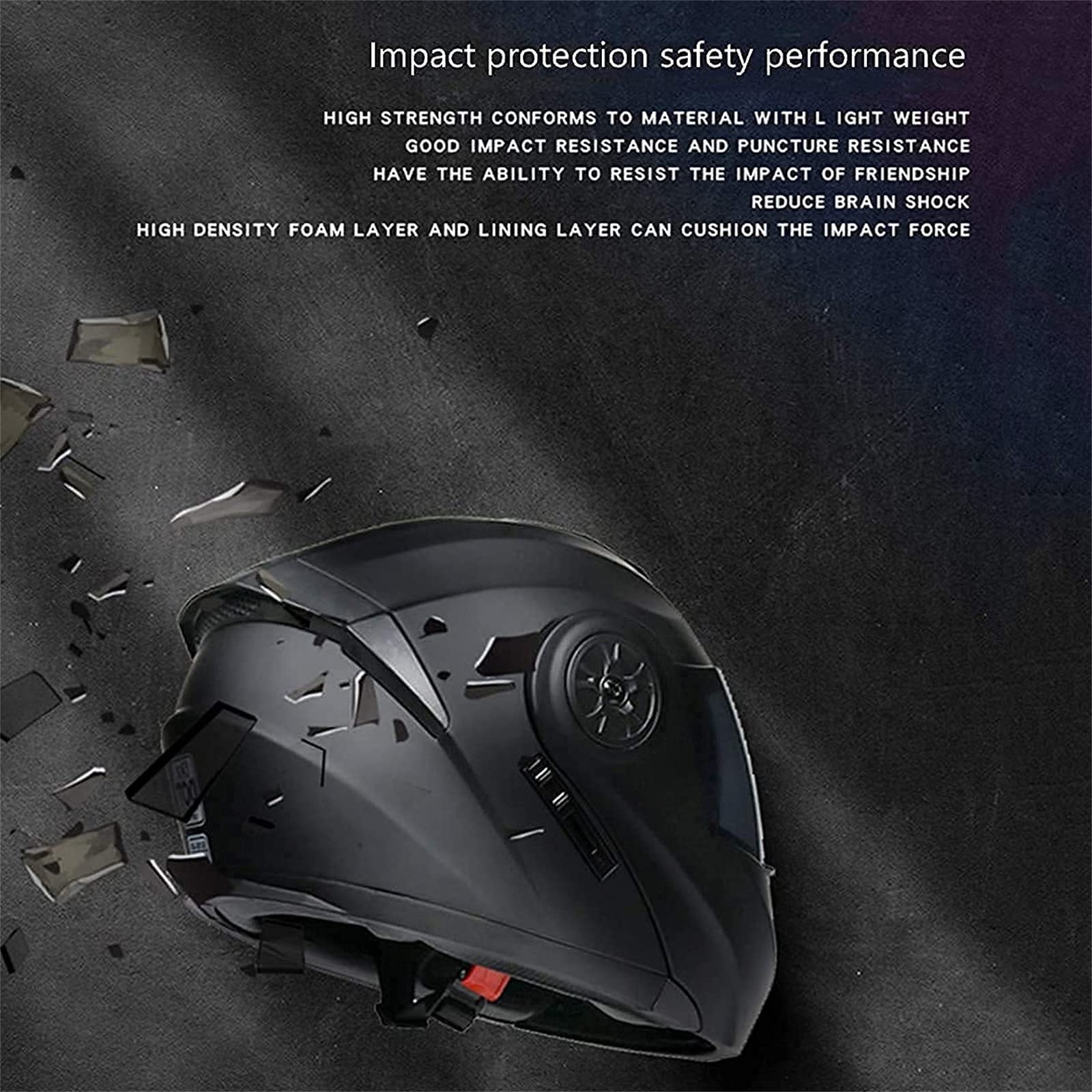 Bluetooth Flip Up Motocykl Kask Modułowy Zintegrowany Kask Motocyklowy ECE Certyfikowany Z Podwójnym Osłona Kaski Dla Dorosłych Kobiet I Mężczyzn Wygodne Motocykl Kask Dla Voice Dial Zestaw