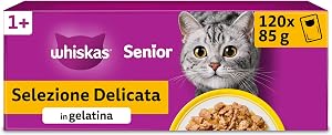 Whiskas cibo umido in gelatina per gatti, maxi scorta
