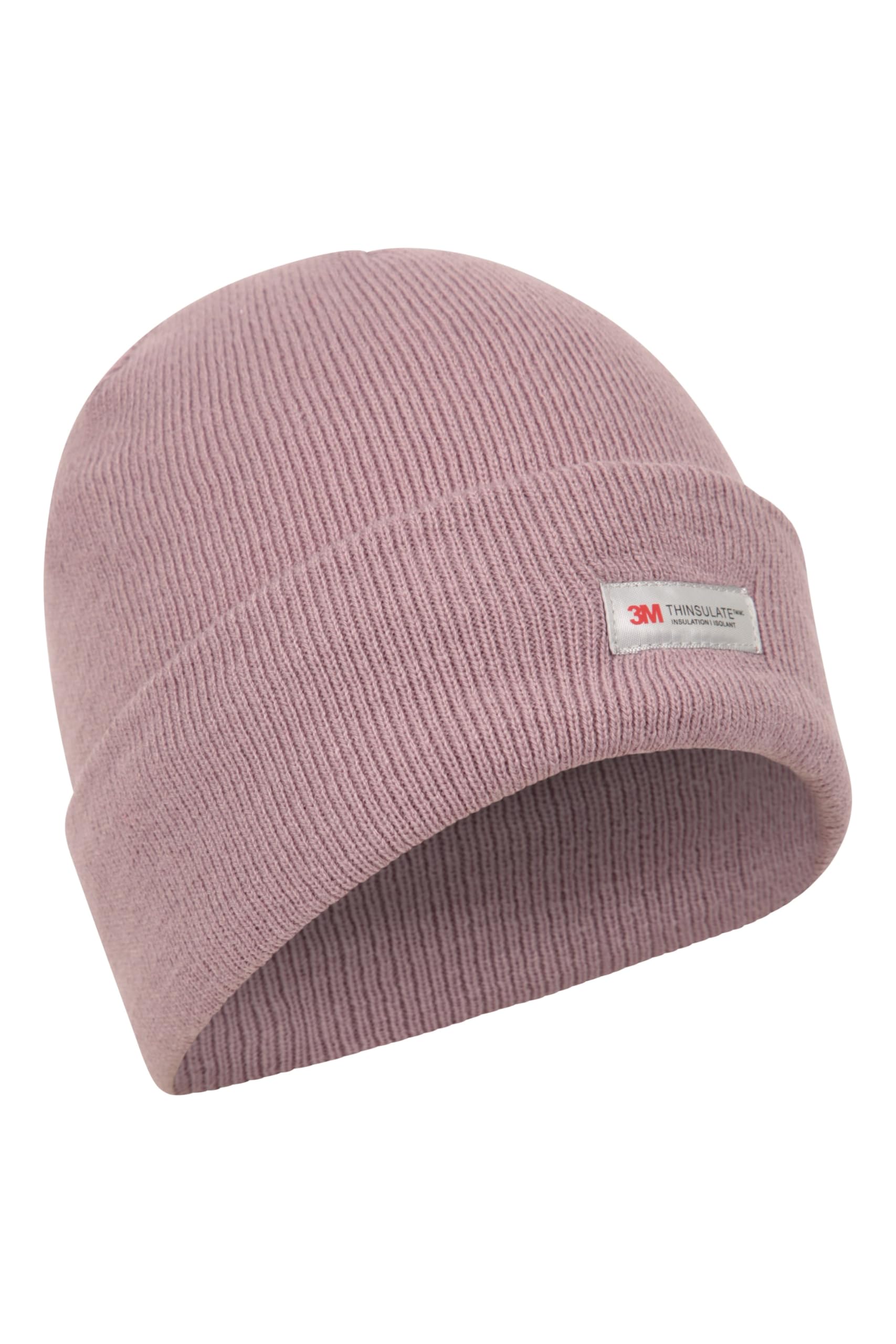 Mountain Warehouse Women's Lilac Thinsulate Knitted Beanie - Warm & Cosy, Knitted Cap - Best For Autumn Winter, Outdoors, Hiking & Trekking Large