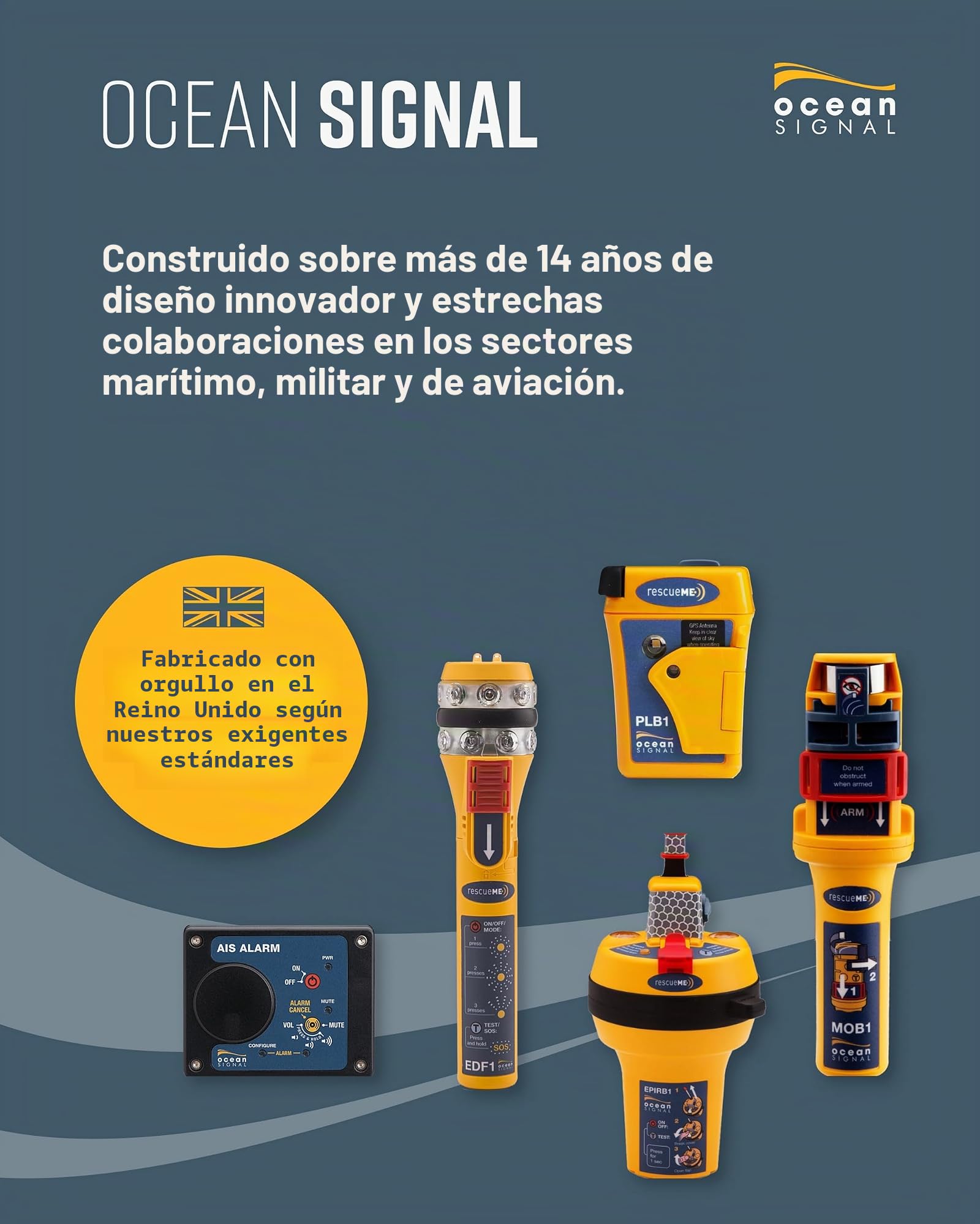 Ocean Signal MOB1 Epi3100 - Dispositivo AIS hombre al agua, para ocalización personal, con DSC integrado