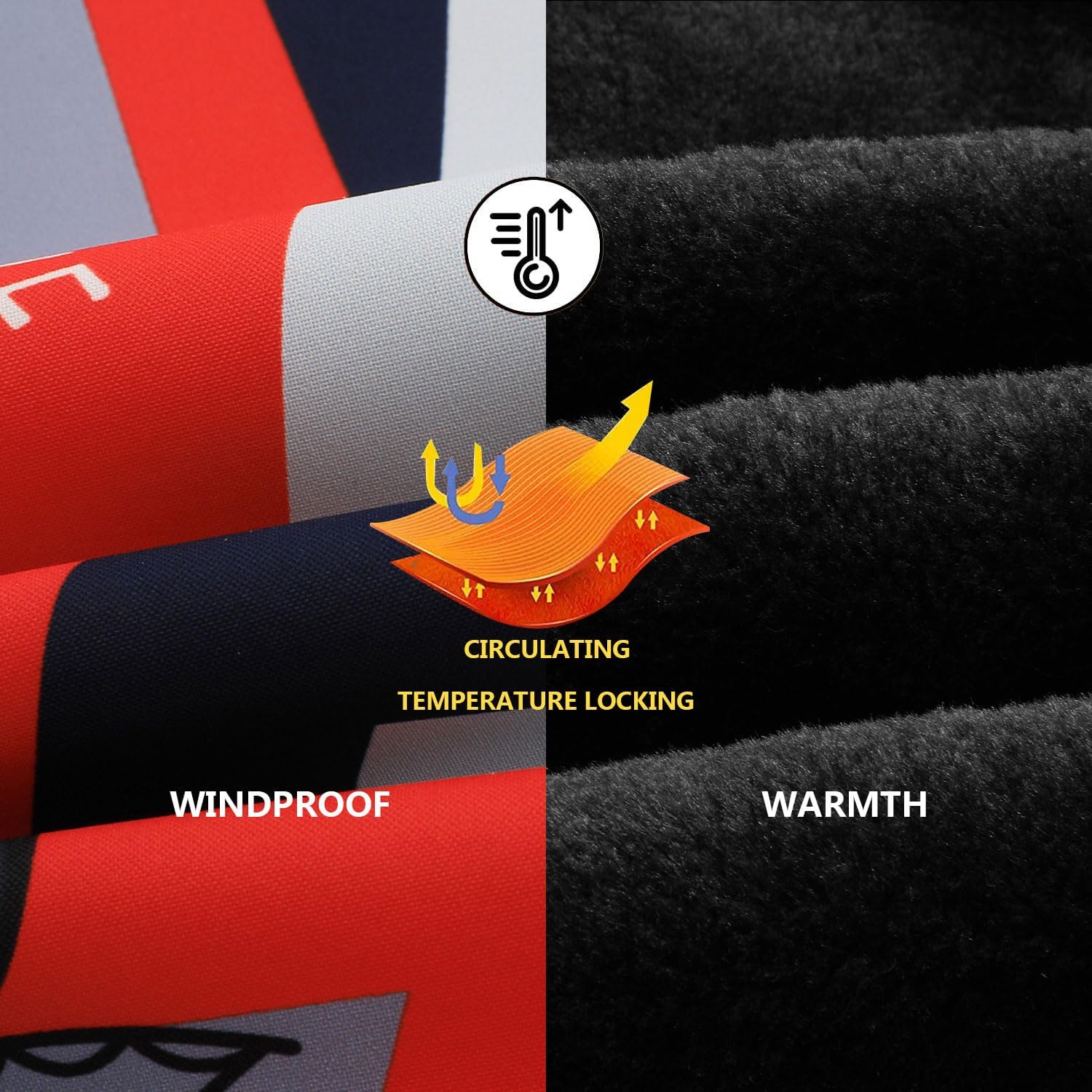 Boy's Ski Jackets Waterproof Winter Coat Fleece Windproof Snowboarding Jacket with Detachable Hood - Image 8