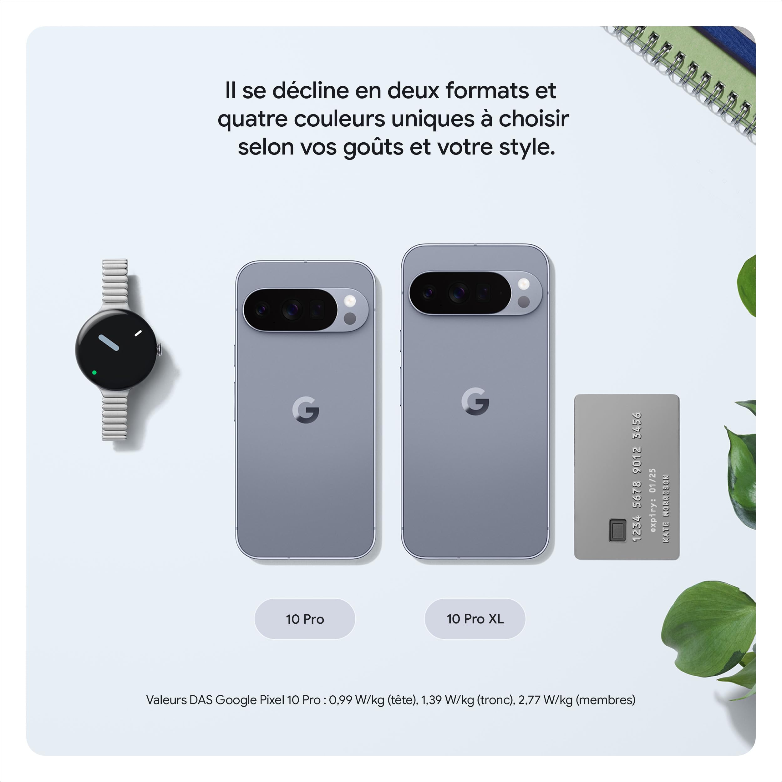 Google Pixel 10 Pro – Smartphone Android débloqué avec Gemini, Triple Appareil Photo arrière, Plus de 24 Heures d'autonomie et écran Super Actua 6,3 Pouces - Noir Volcanique, 128GB
