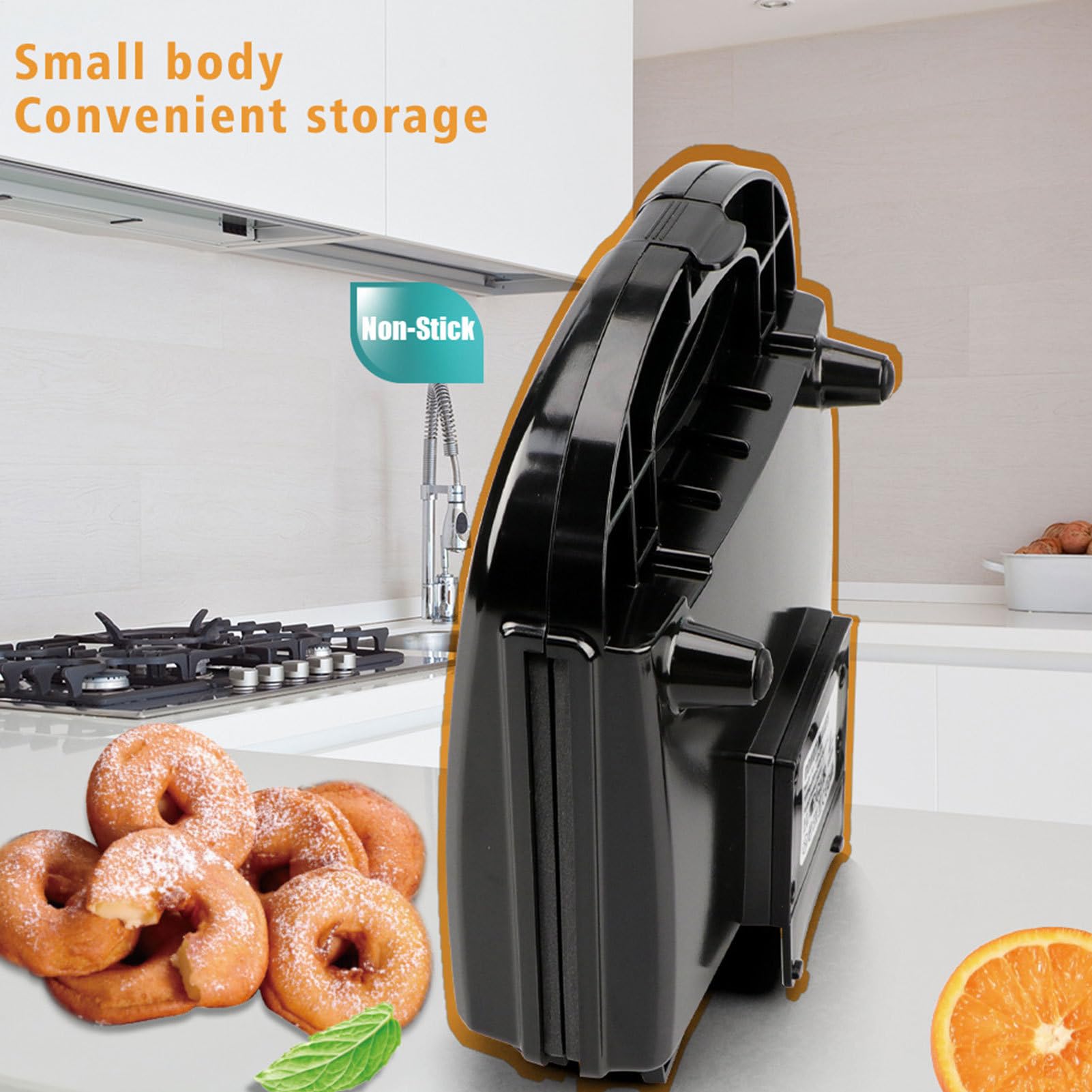 Macchina Per Realizzare Ciambelle Mini Apparecchio Per La Cottura Di | 750W Macchina Per La Colazione Per Casa Famiglia Colazione Dessert Snack Dolci Pancake