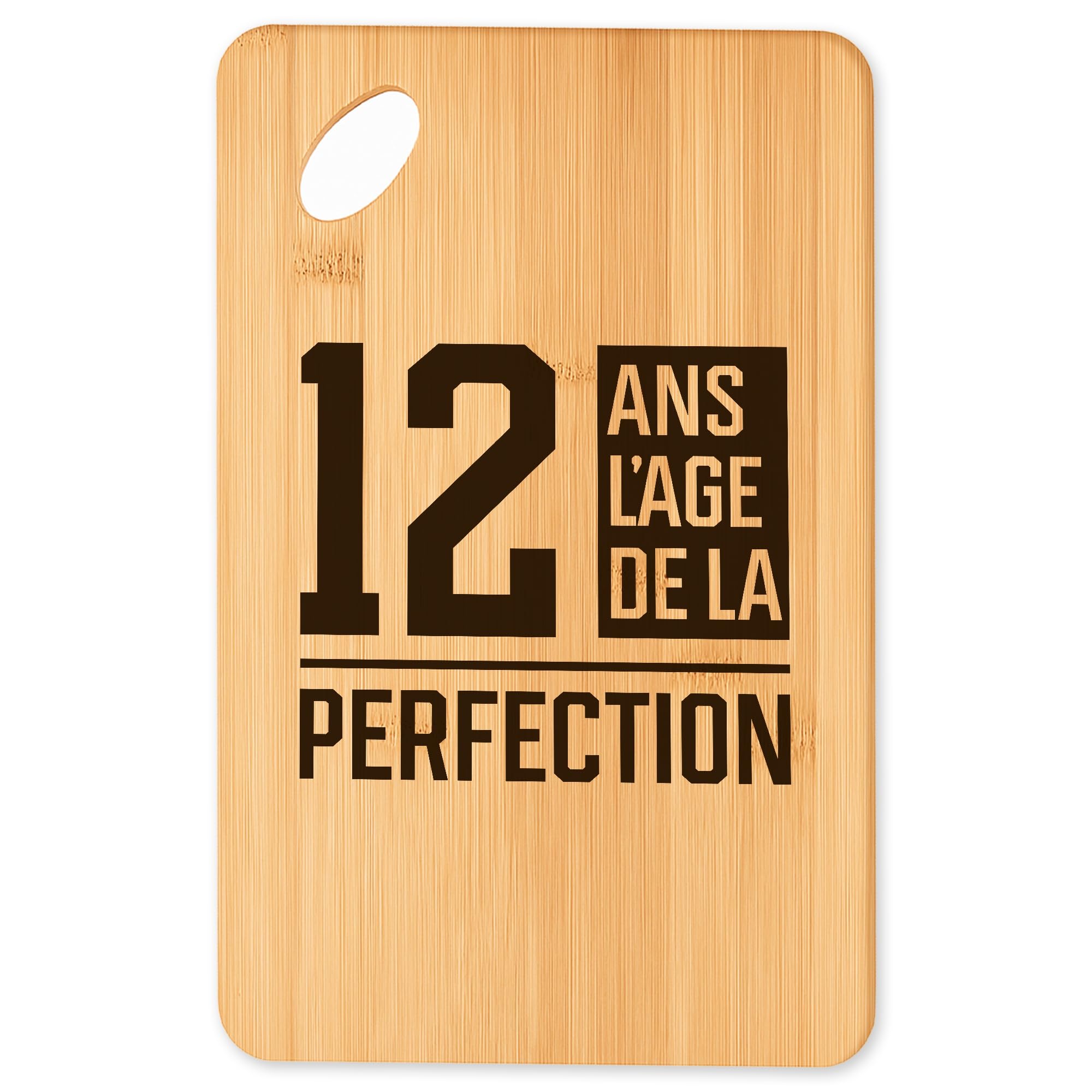 Planche à découper en bambou anti-rayures pour apéro et grillades