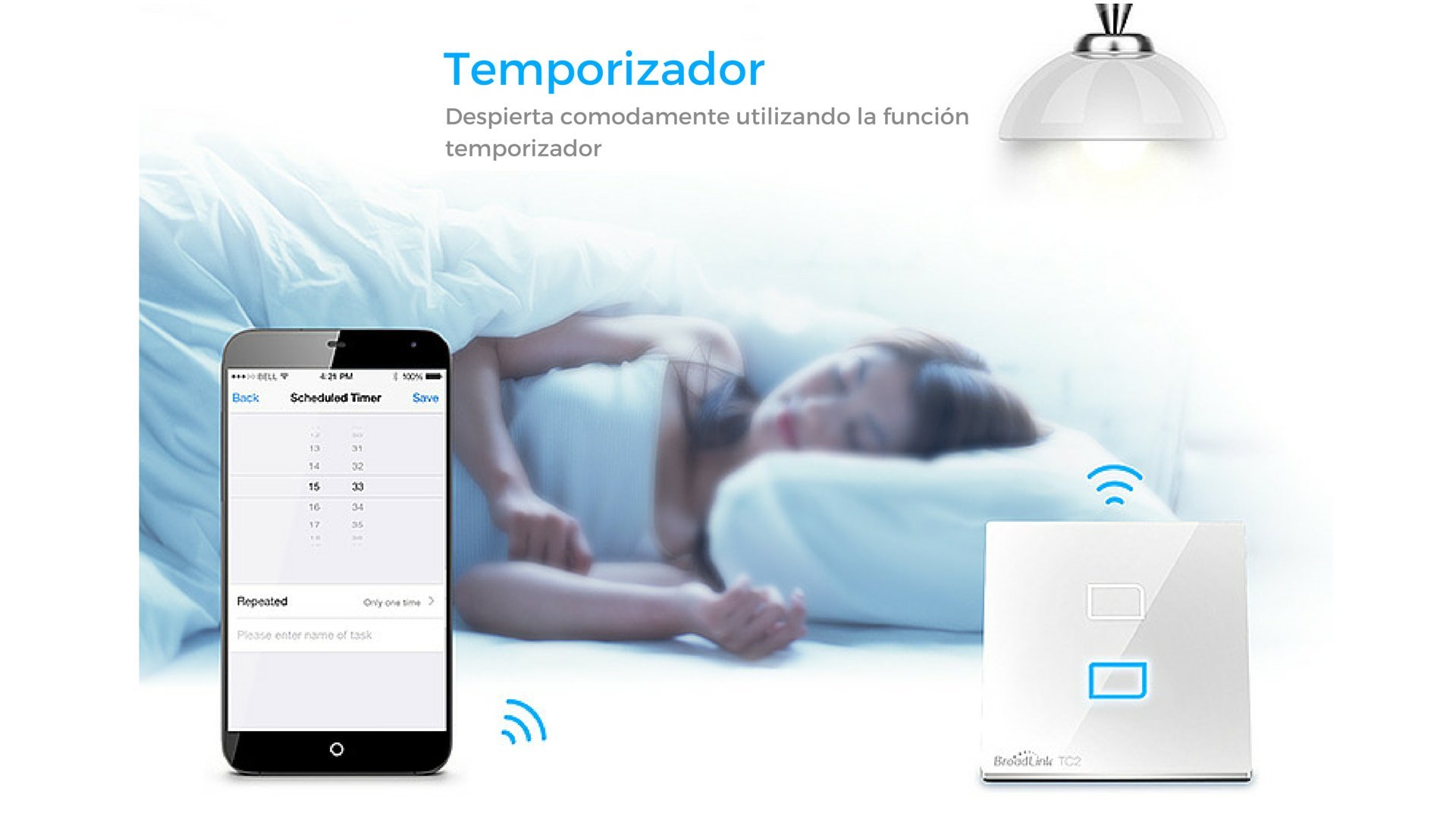 Touch Panel Controller Interruttore Smart Home Domotico Per Scatola 503 Con 3 Posizioni Touch Wireless RF433MHz