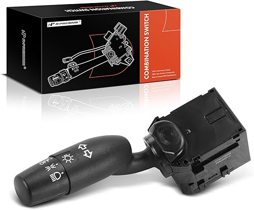 A-Premium Interruptor de señal de giro, luz de estacionamiento, palanca de interruptor multifunción compatible con Honda Accord 2008-2012, Civic
