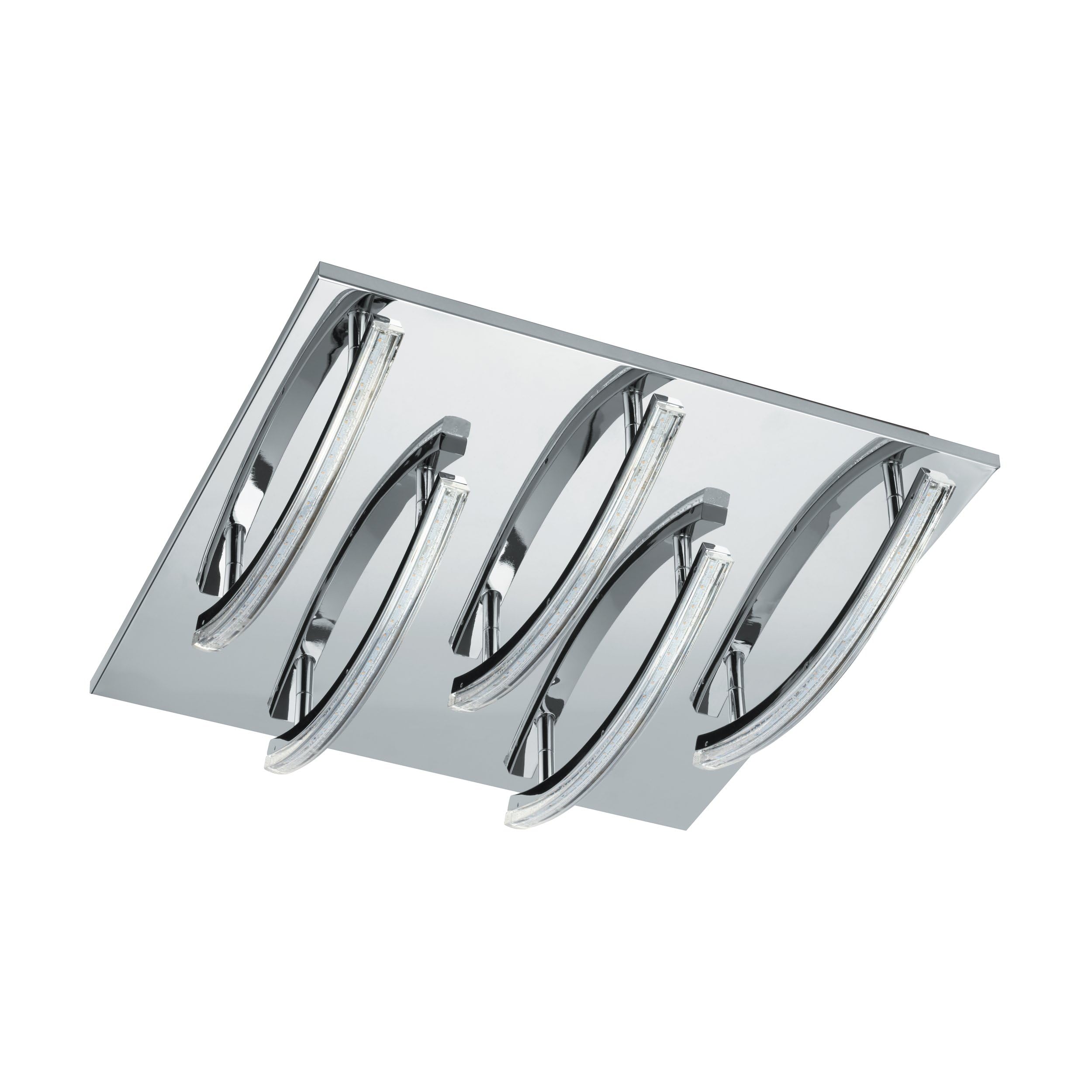 EGLO LED lampada da soffitto Pertini, lampada a 5 fiamme, illuminazione