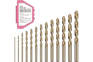 13-Piece Metric M35 Cobalt Drill Bit Set: Precision Drilling for Hardened Metals Made Easy