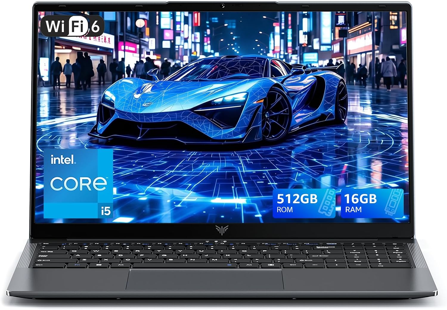 Laptop with Windows 11,15.6 inch Laptop Computer with Intel 12-Core i5 Processor (Up to 4.5GHZ),16GB RAM 512GB SSD,WiFi 6, Webcam,Intel Iris Xe Graphics,High Performance Laptops for Student,Business