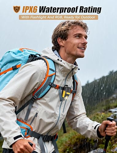 Miniatura 8 de GBEAST Altavoz Bluetooth portátil, mini altavoces portátiles con clip, reproducción durante todo el día, micrófono incorporado impermeable para