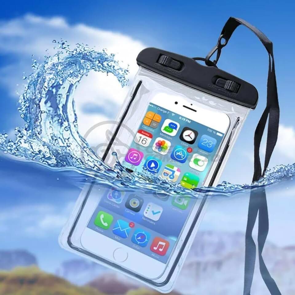 Kit 3 Capas à Prova D'água para Celular Universal até 6.5 Polegadas - Proteção Completa para Viagens e Atividades ao Ar Livre (Preto, Branca e Lilás)