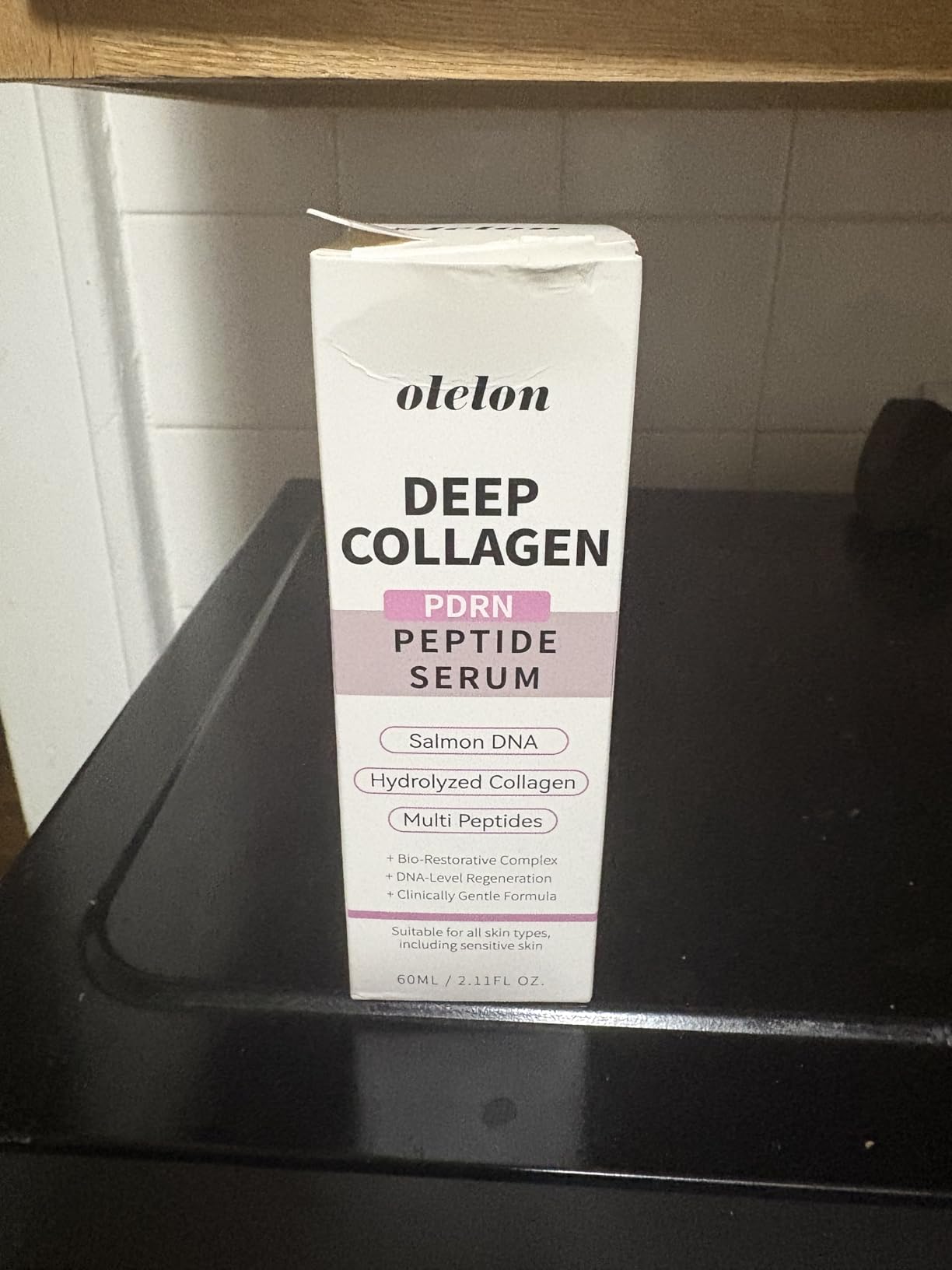 OLELON Salmon DNA PDRN Deep Collagen Serum – Advanced Peptide Complex with Hydrolyzed Collagen for Firm, Plump & Smooth Skin, Supports Skin Renewal, Hydration & Barrier Care | Korean Skincare 2.11 fl.oz