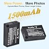 2 baterías LP-E17 de 1500mAh + cargador dual rápido LED, batería de reemplazo para Canon LP-E17, para Canon EOS R100 R10 R50 RP R8 750D 760D 8000D 77D 200D 250D 800D 850D M3 M5 M6, Rebel T8i T7i T6i T6s 5