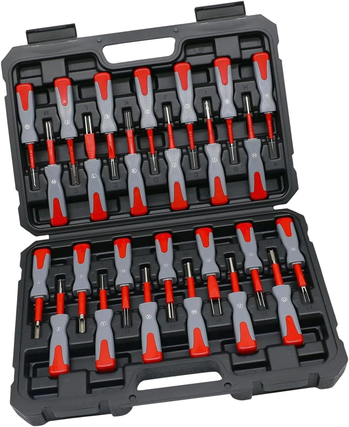 Heavy Duty Complete 26Pcs Automotive Terminals Release Tool Set Suitable for Wiring Harness Repair and Connector Disasse Auto Electrical Separate Set