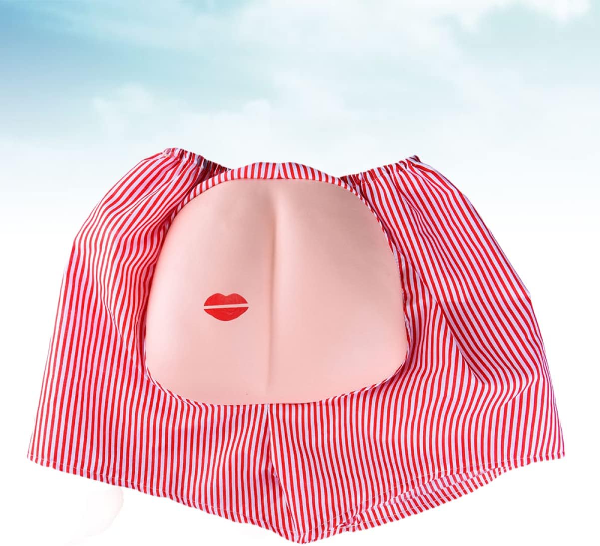Lounge Party Exposed Shorts Butt Briefs Funny Costume Unisex Buttocks Fake