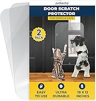 Vista 13 de PROTECTO Protector de Puerta de 18 x 12 pulgadas contra Arañazos de Perros – Protector contra Arañazos de Gatos y Perros para Uso Interior/Exterior