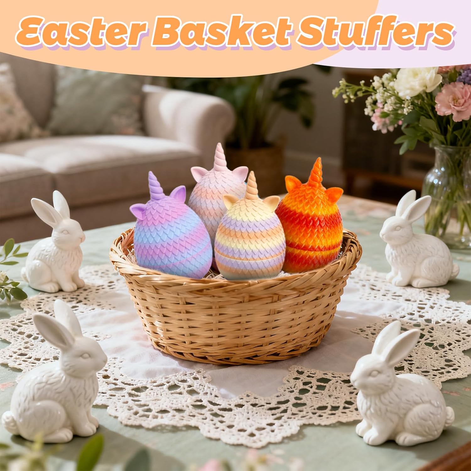 3D Printed Unicorn Dragon Egg - Unicorn Egg Toys for Boys & Girls, 3D Printing Gift Toy, Desk Executive Pet, Birthday,Christmas, Easter Basket Stuffers Gift - Matte Twilight